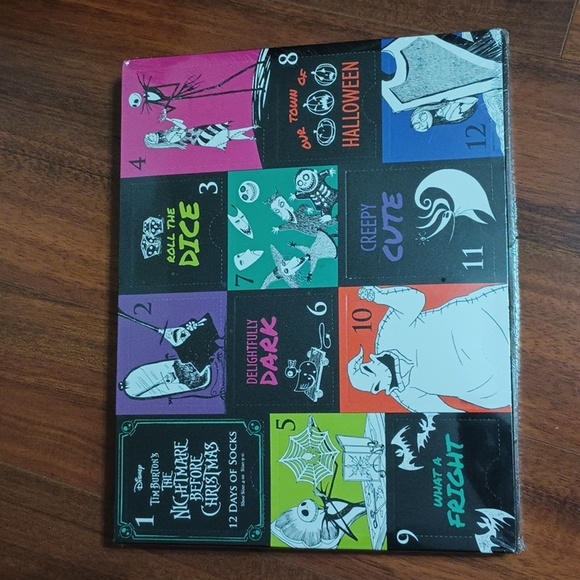 Nightmare Before Christmas 12 Days of Socks - Picture 1 of 8